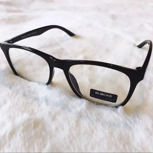 Nadia Black Computer Blue Light Glasses - Picture 5 of 9